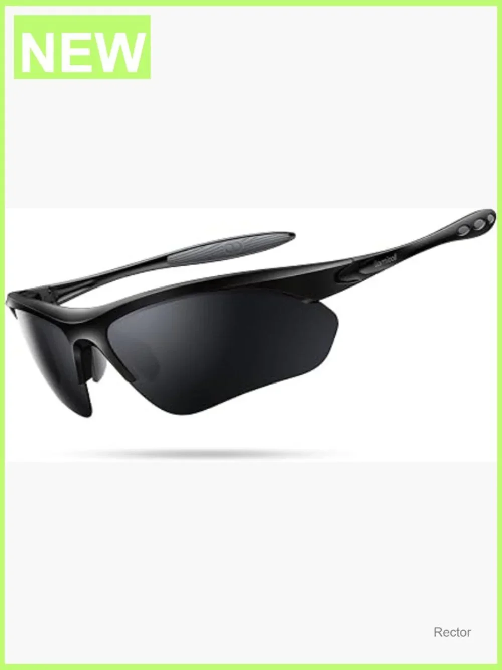 Polarized Sports Sunglasses UV400 Protection Running Cycling Baseball Driving